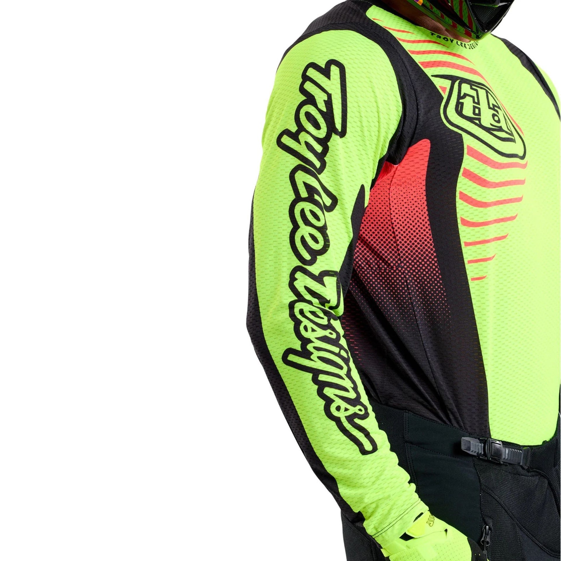Jersey Troy Lee Designs Gp Pro Air Ripple Glo Yellow / Infra Red
